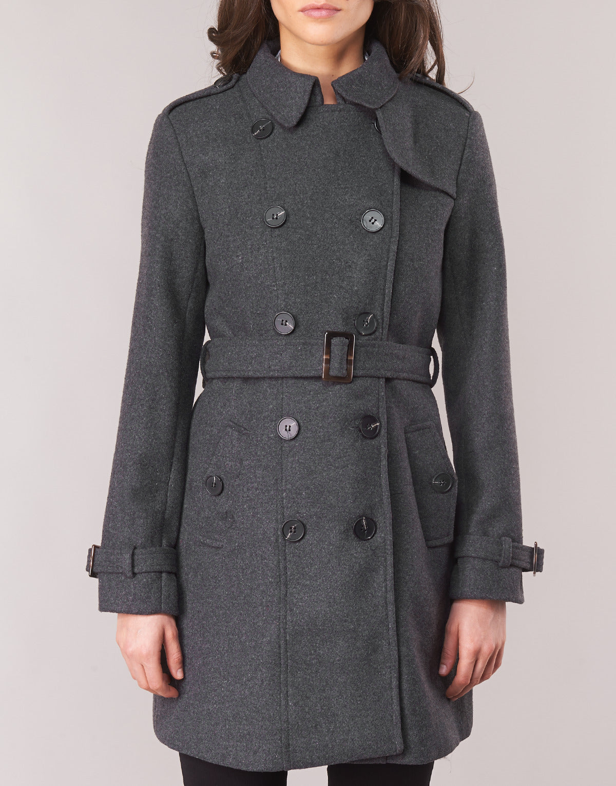 Mantella Donna Casual Attitude HAIELLI Grigio