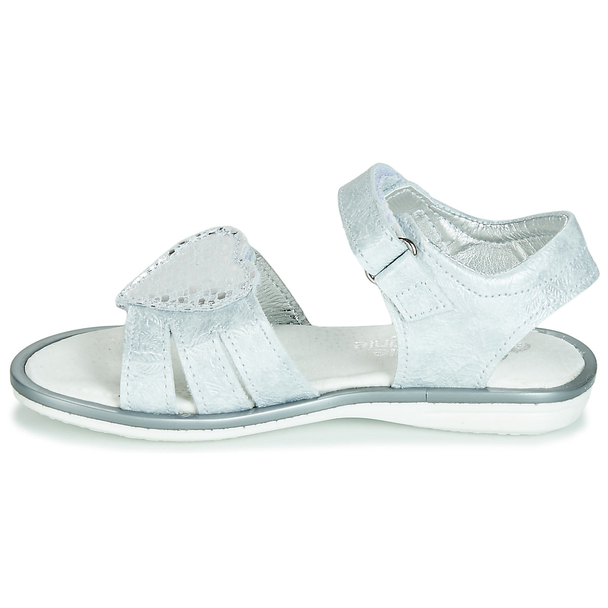 Sandali bambini ragazza Citrouille et Compagnie JAFILOUTE Grigio