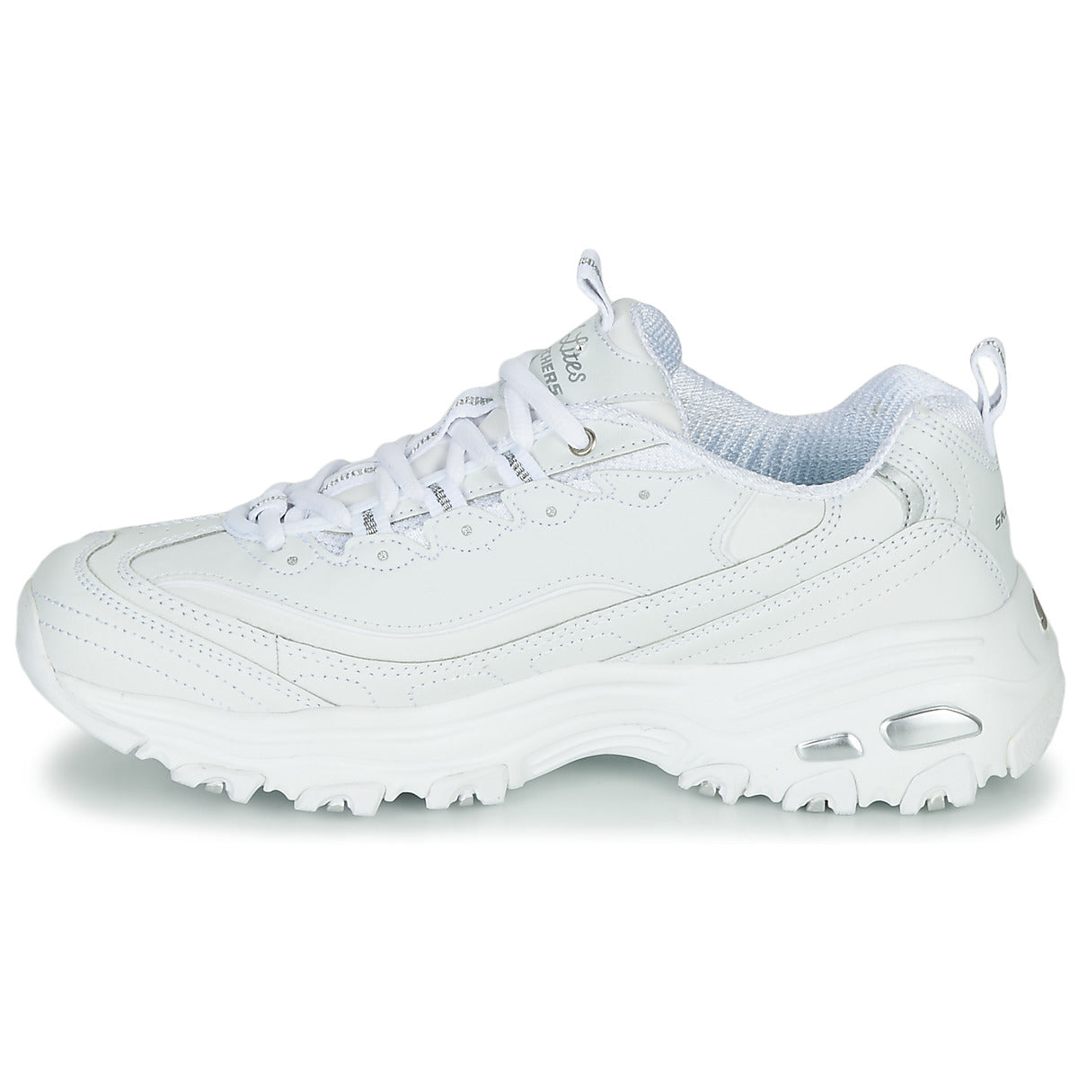 Sneakers basse Donna Skechers D’LITES Bianco