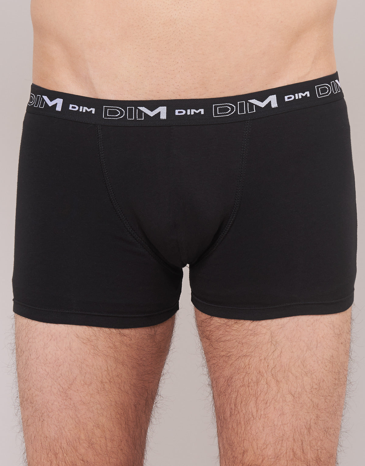 Boxer Uomo DIM COTON STRETCH X3 Nero