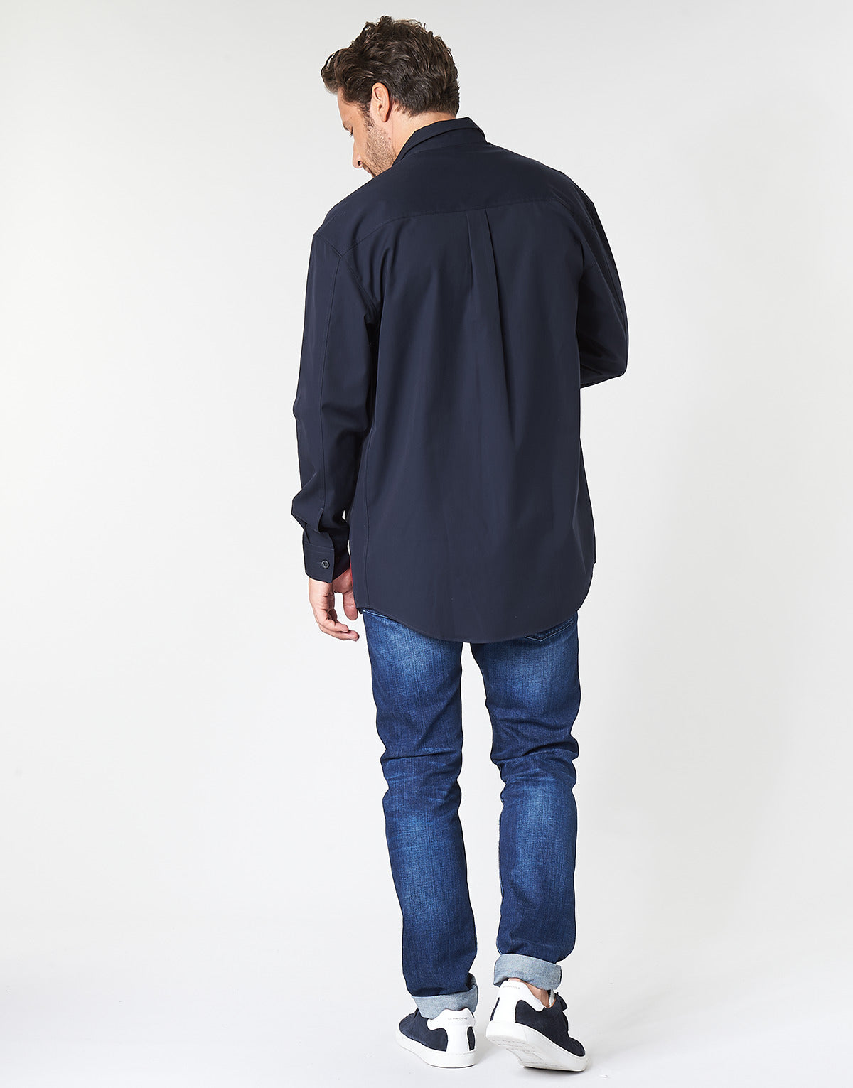 Camicia a maniche lunghe Uomo HUGO ETRUS Blu