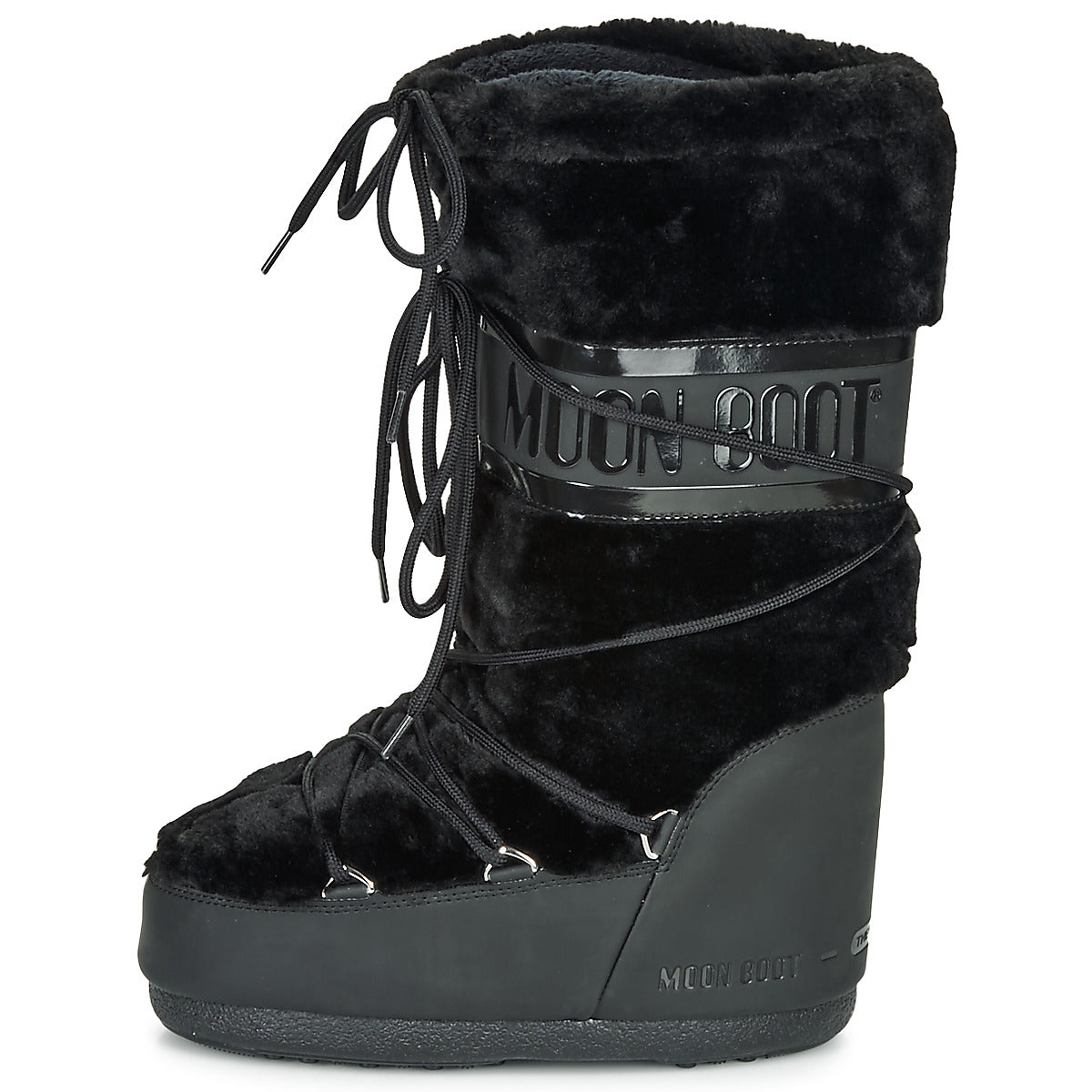 Scarpe da neve Donna Moon Boot MOON BOOT CLASSIC FAUX FUR Nero