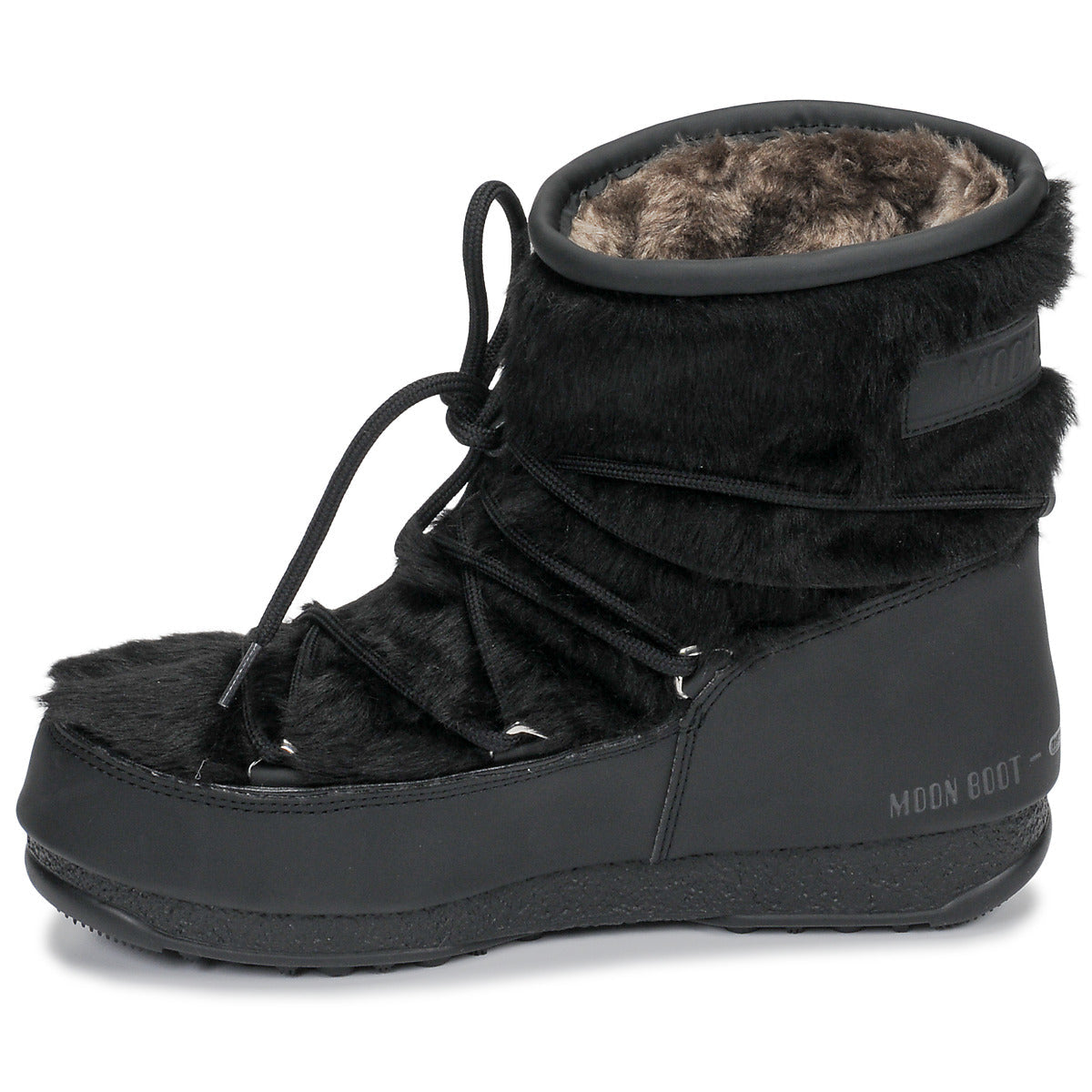 Scarpe da neve Donna Moon Boot MOON BOOT MONACO LOW FUR WP Nero