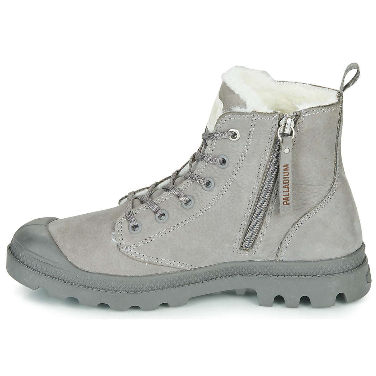 Stivaletti Donna Palladium PAMPA HI ZIP WL Grigio