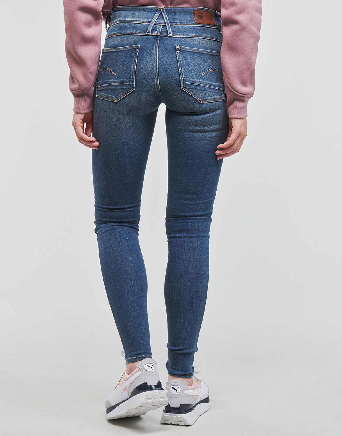 Jeans skynny Donna G-Star Raw Lynn Super Skinny Blu