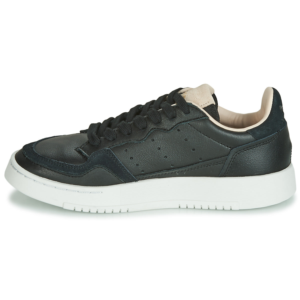 Scarpe bambini ragazza adidas SUPERCOURT J Nero
