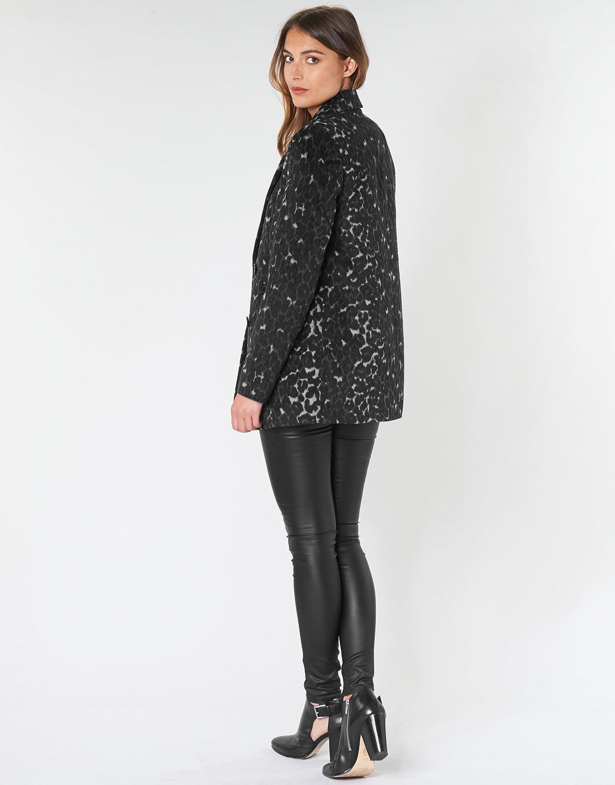 Mantella Donna Vero Moda VMCOCOLEOPARD Grigio