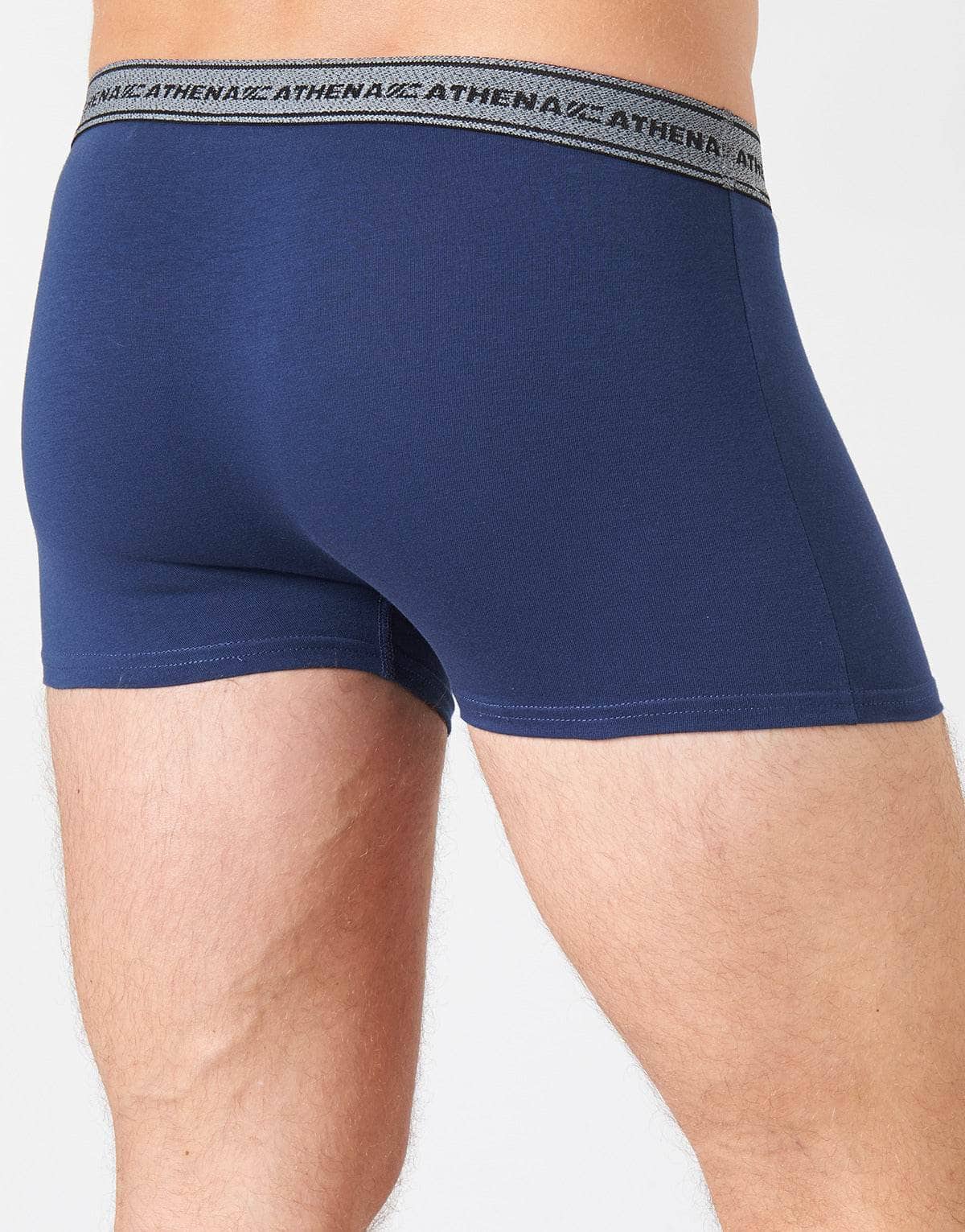 Boxer Uomo Athena BASIC COTON Blu