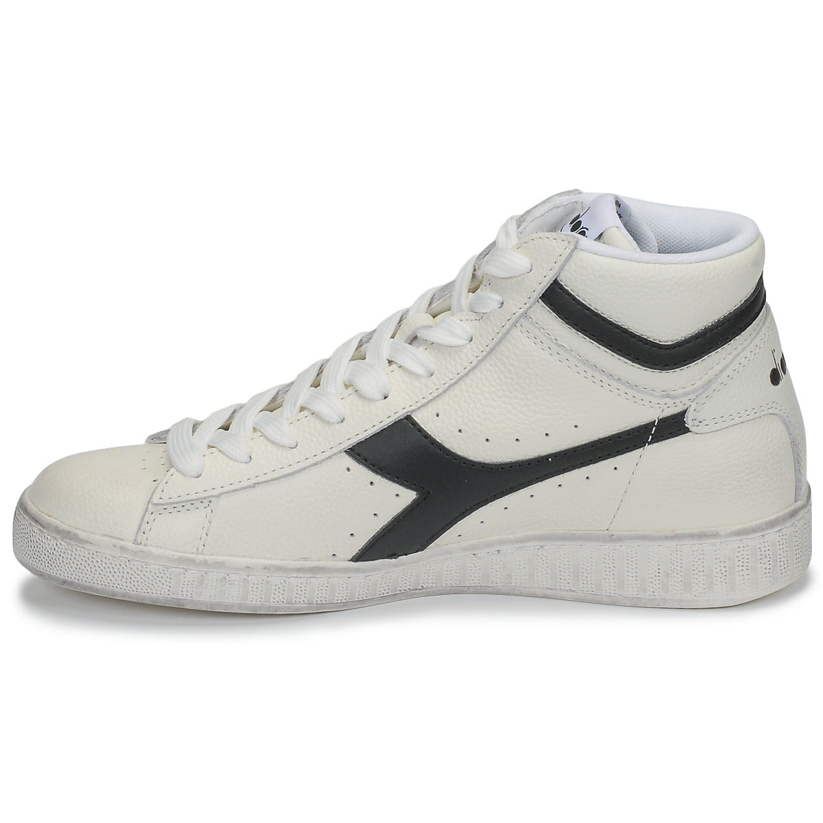 Sneakers alte Uomo Diadora GAME L HIGH WAXED Bianco