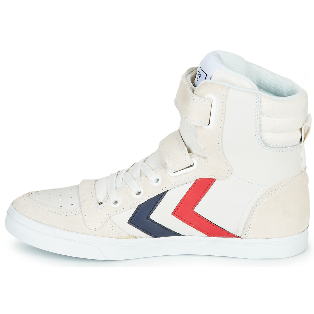 Scarpe bambini ragazza hummel SLIMMER STADIL LEATHER HIGH JR Bianco
