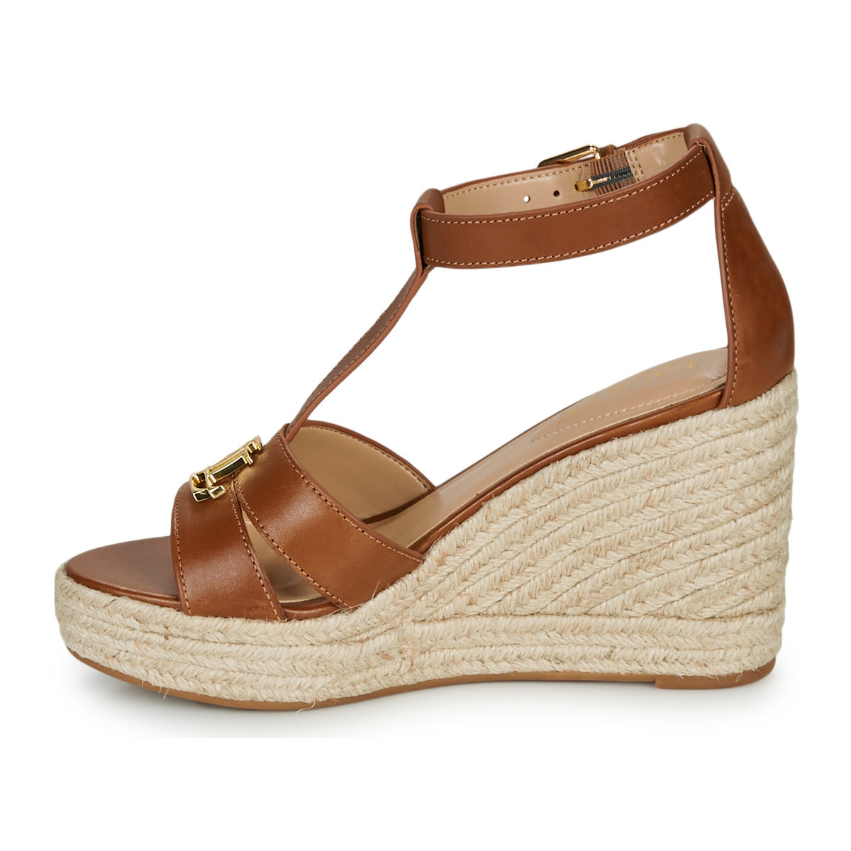Sandali Donna Lauren Ralph Lauren HALE ESPADRILLES CASUAL Marrone