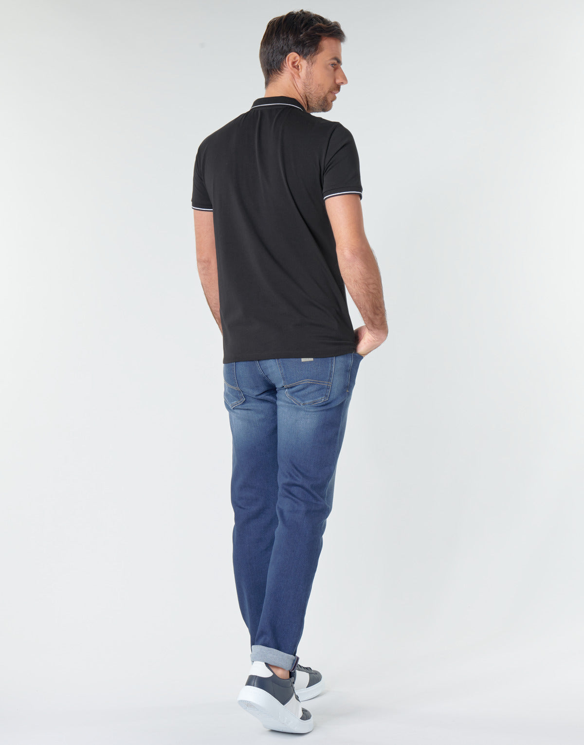 Polo Uomo Armani Exchange HANEMO Nero