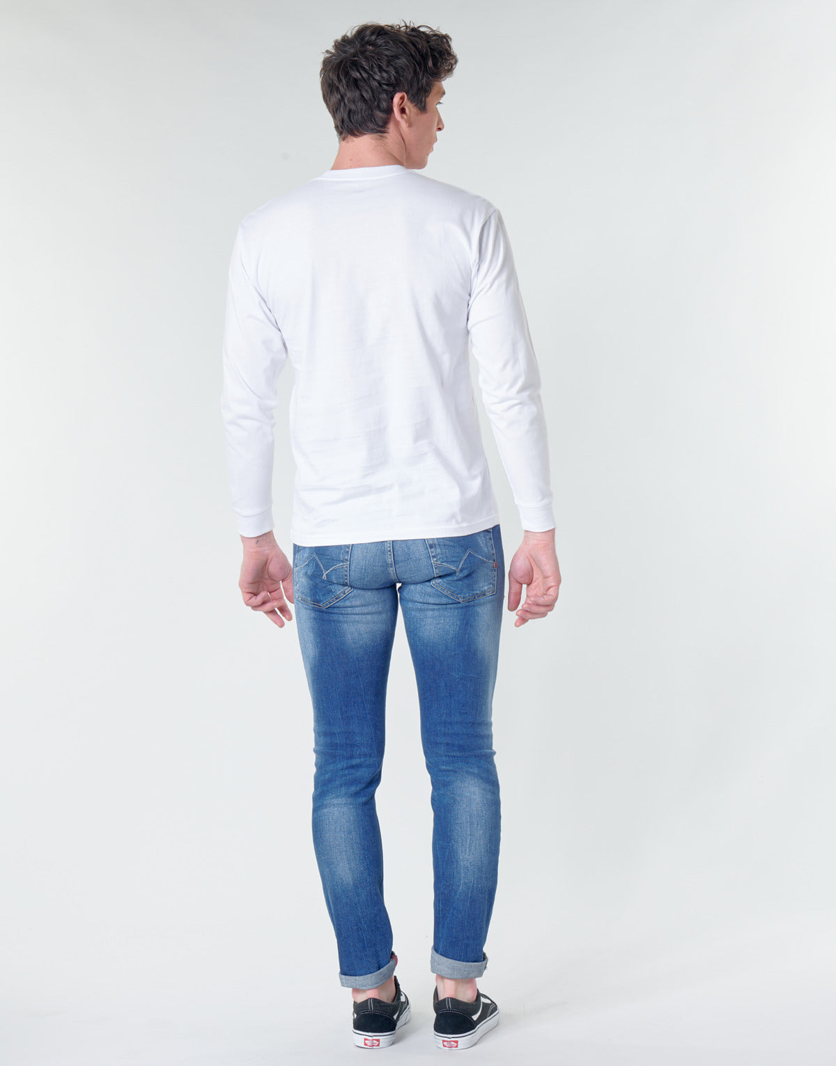 T-shirts a maniche lunghe Uomo Vans VANS CLASSIC Bianco