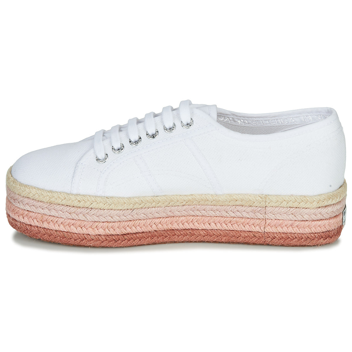 Sneakers basse Donna Superga 2790-COTCOLOROPEW Bianco