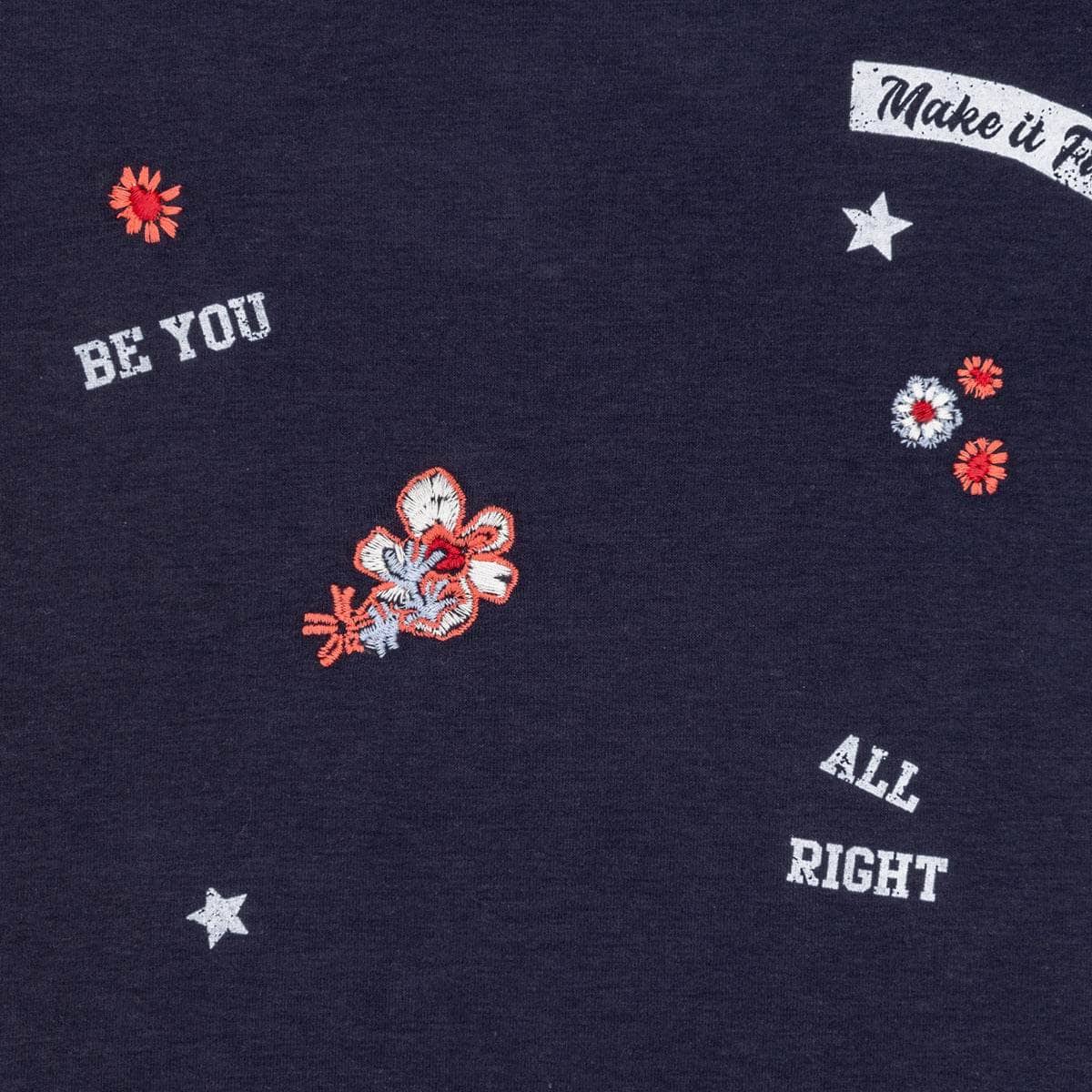 T-shirt ragazza Ikks POSTALE Blu