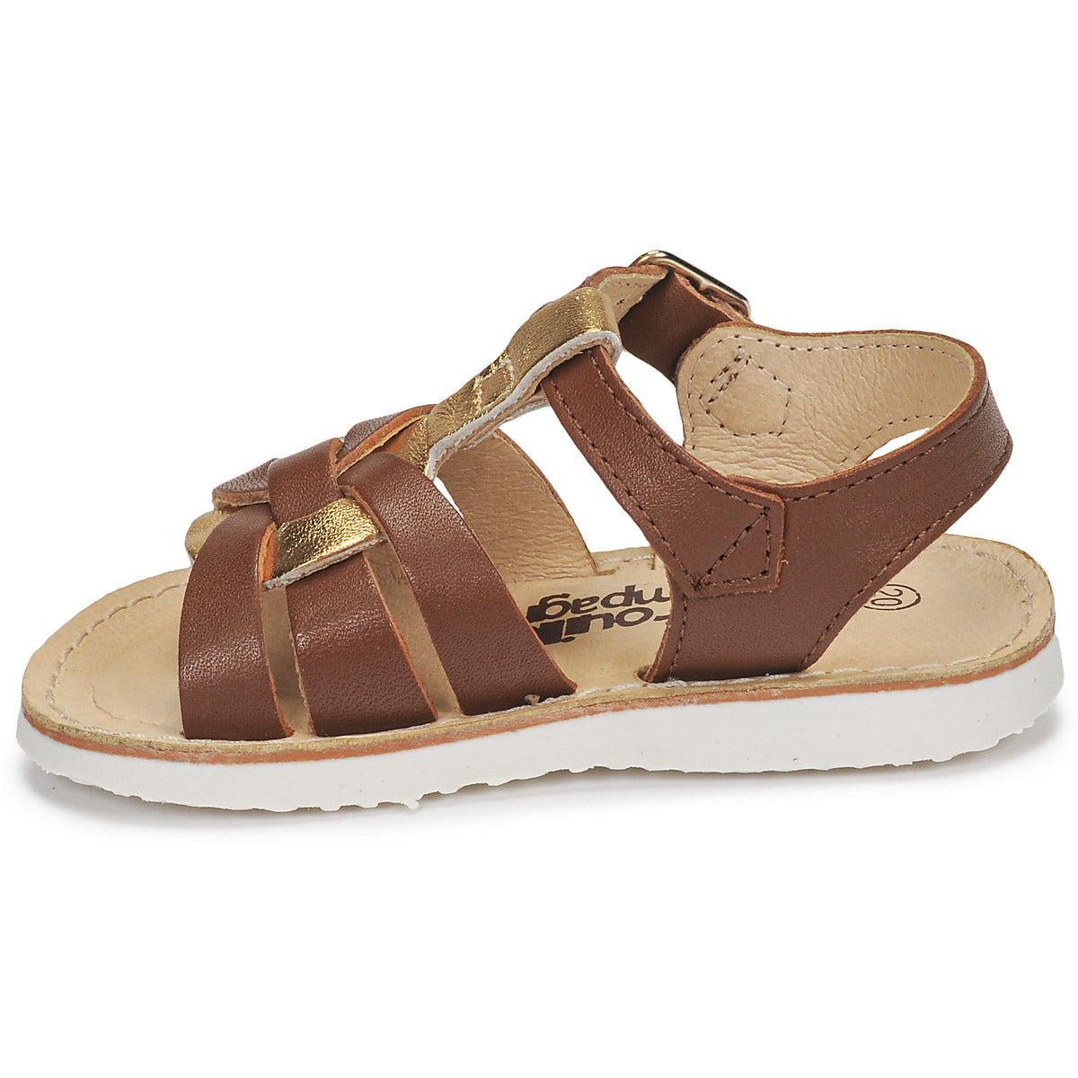 Sandali bambini ragazza Citrouille et Compagnie MINOTTE Marrone