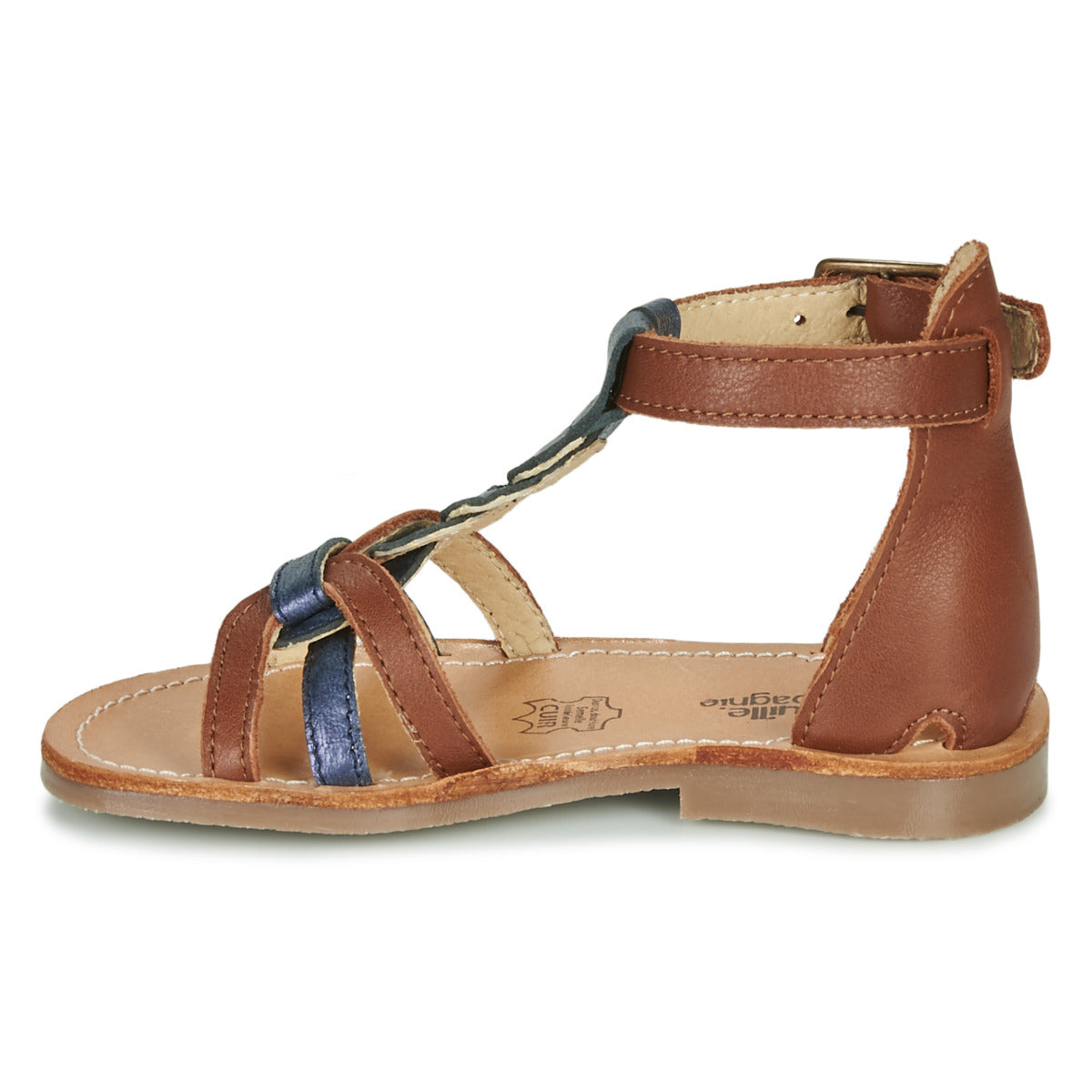 Sandali bambini ragazza Citrouille et Compagnie GITANOLO Blu