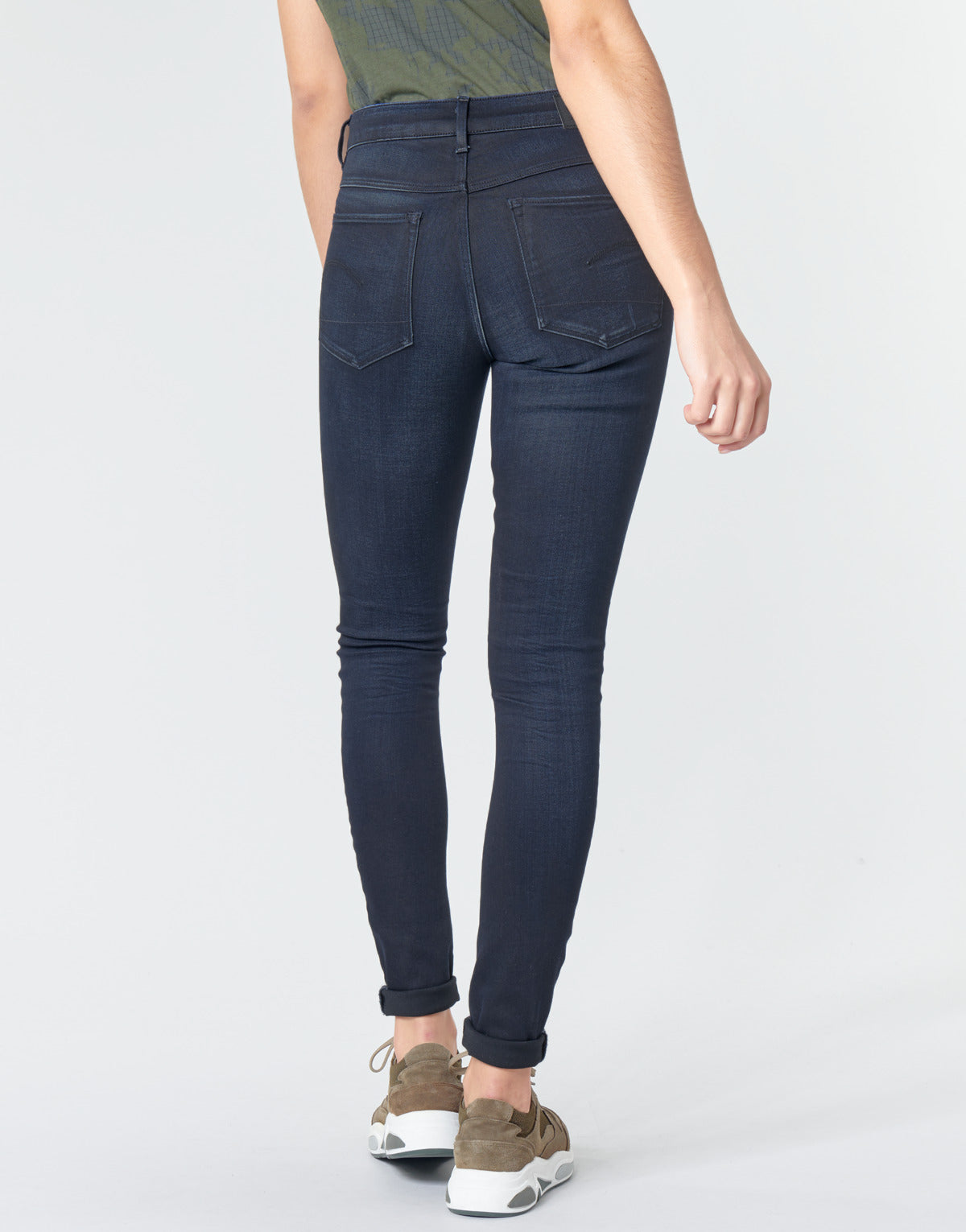 Jeans skynny Donna G-Star Raw 3301 HIGH SKINNY WMN Blu