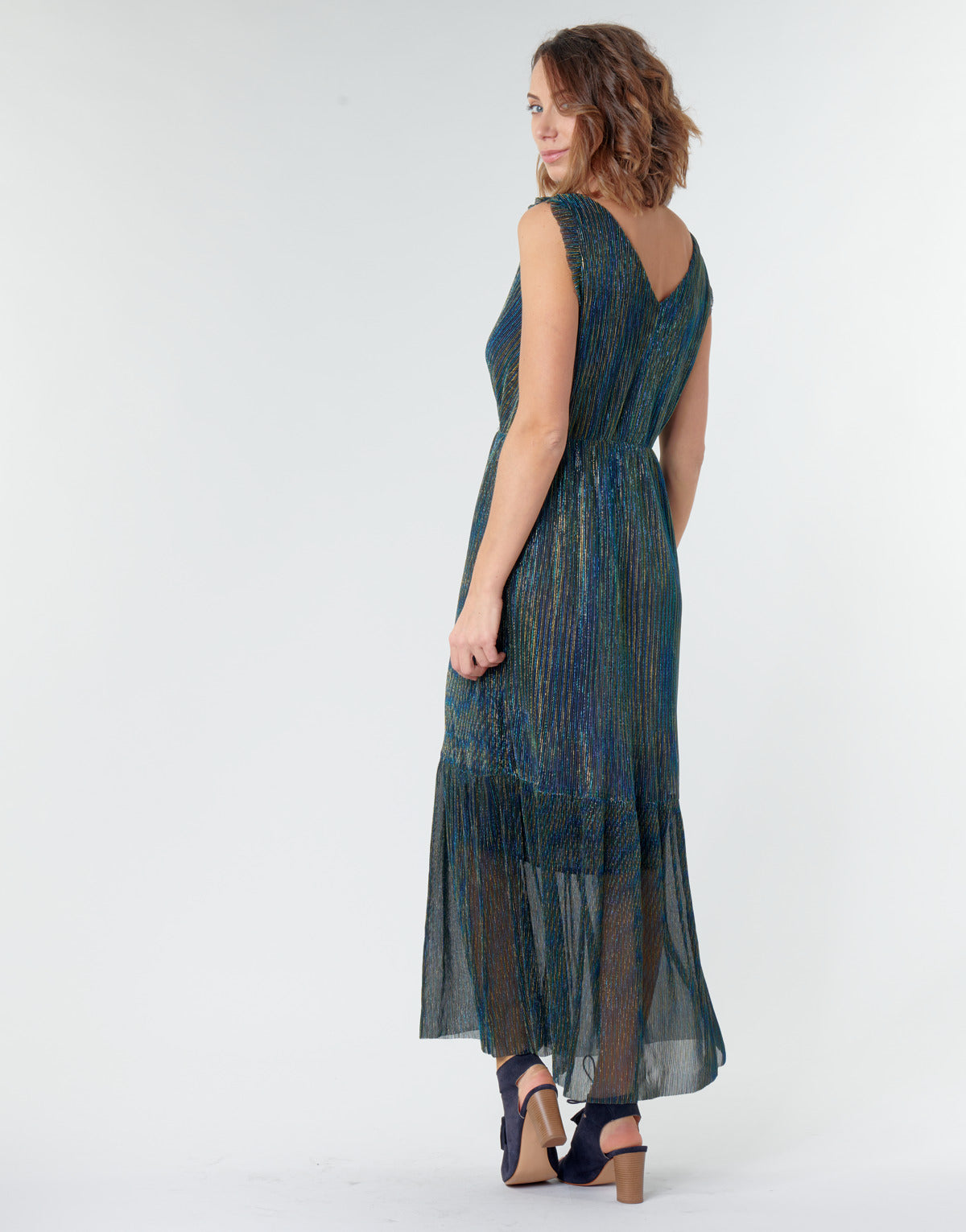 Abito lungo Donna Betty London MADAMME Blu