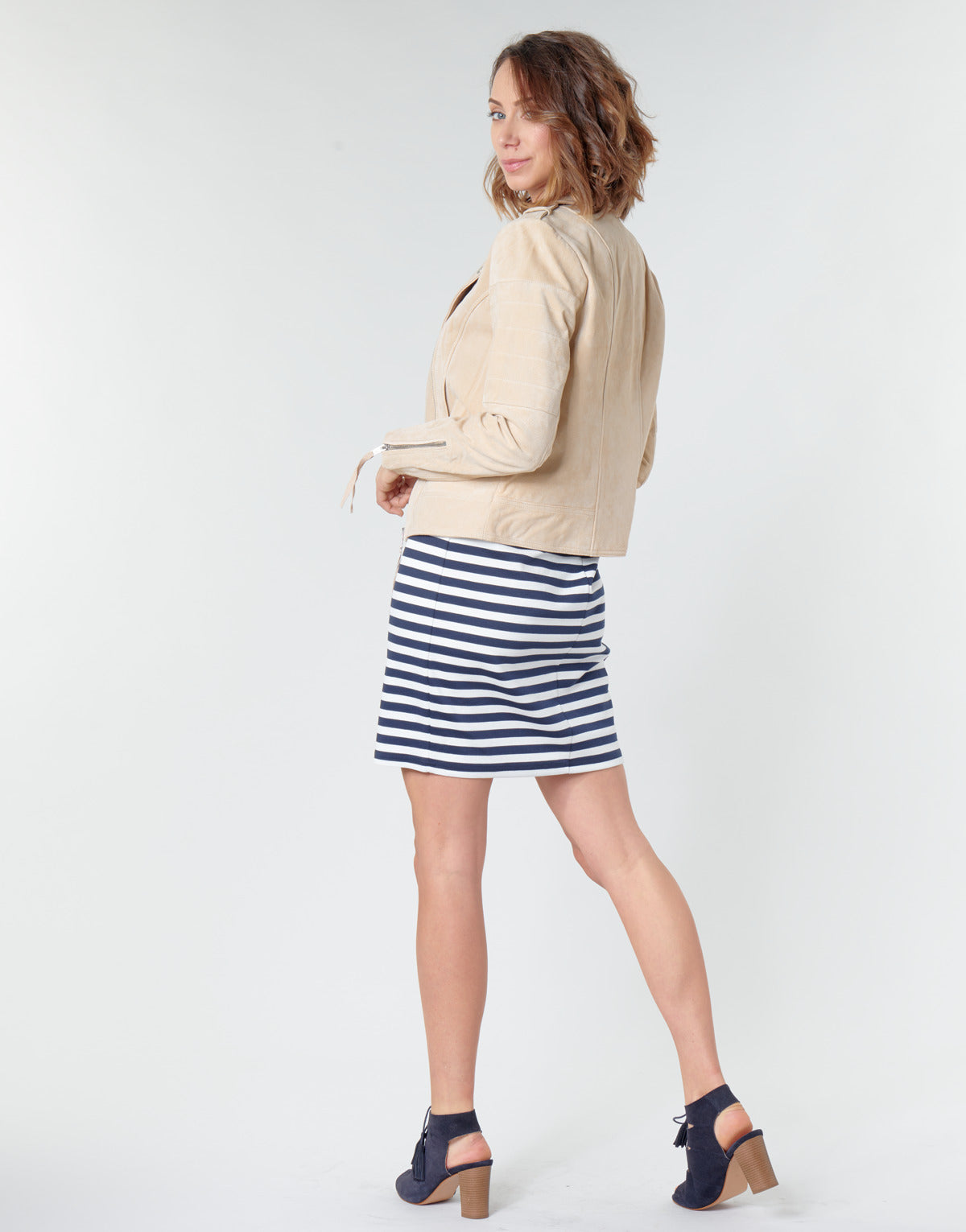 Giacca in pelle Donna Vila VICRIS Beige