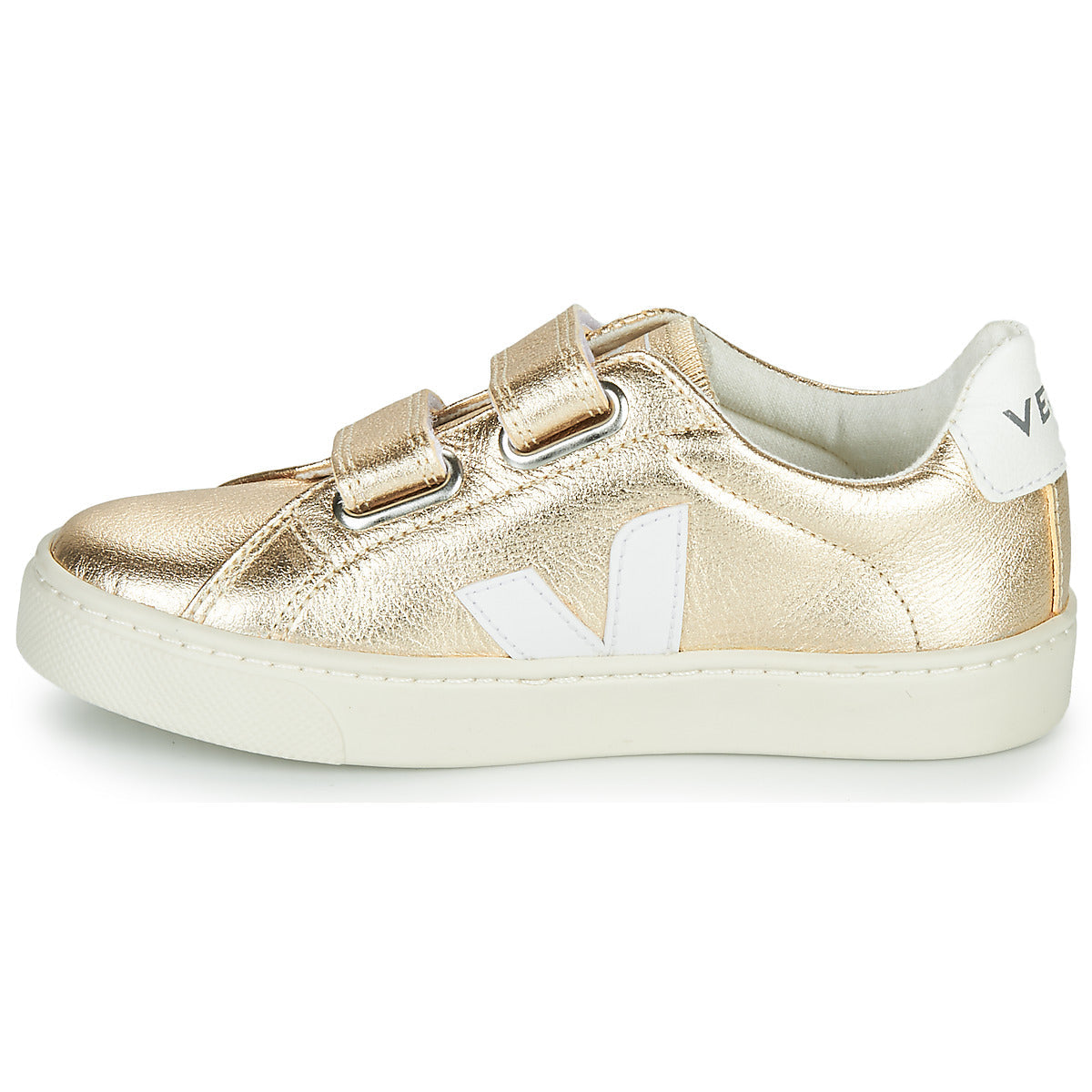 Scarpe bambini ragazza Veja SMALL-ESPLAR-VELCRO Oro