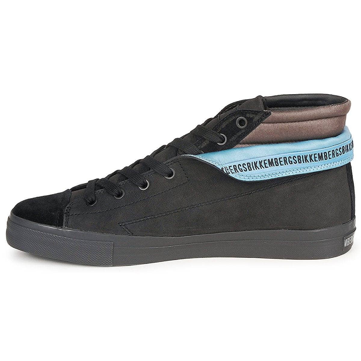 Sneakers alte Uomo Bikkembergs PLUS MID SUEDE Nero