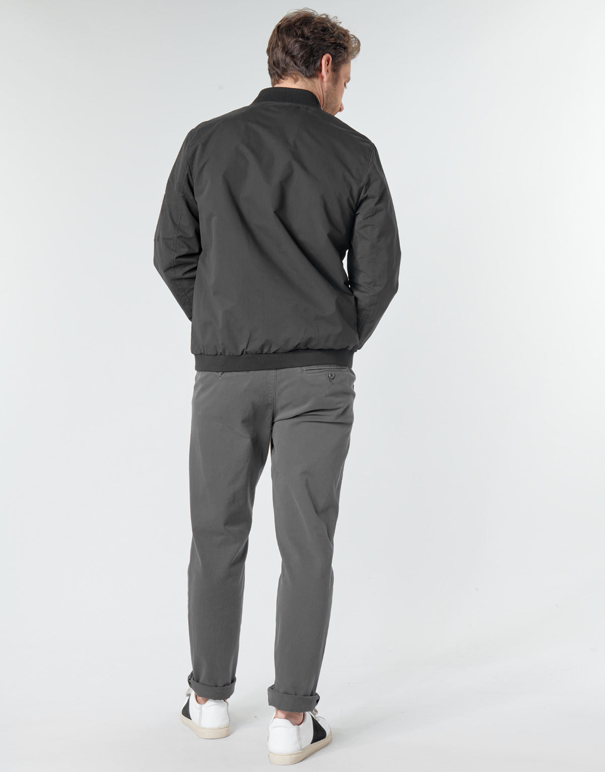 Giubbotto Uomo Jack & Jones JJERUSH Nero