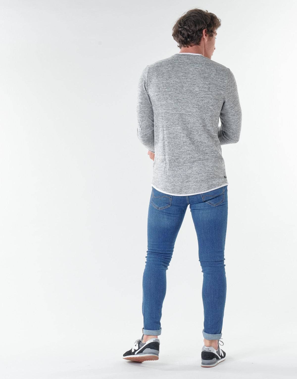 T-shirts a maniche lunghe Uomo Deeluxe MOHANSON Grigio