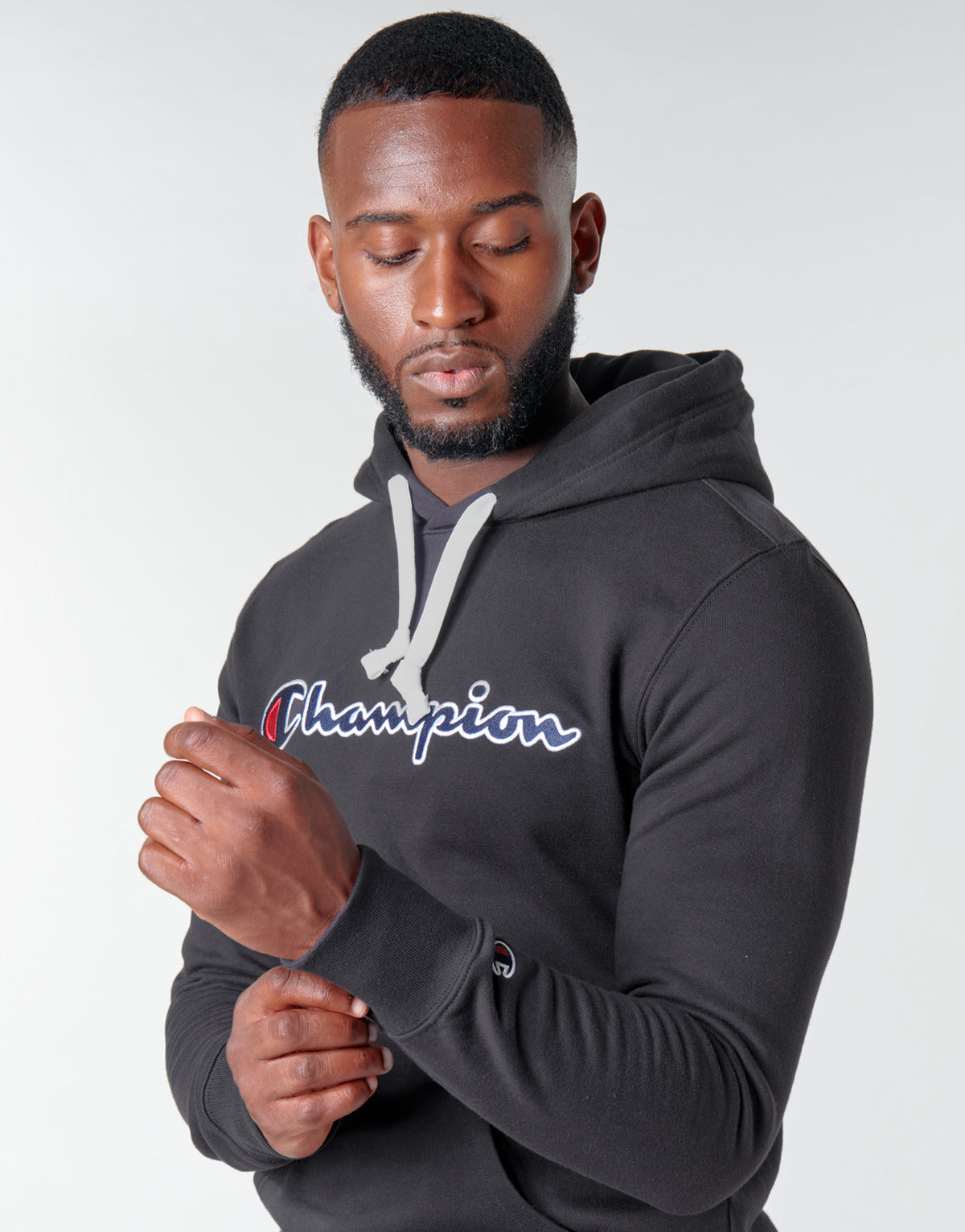 Felpa Uomo Champion HEAVY COMBED COTTON Nero