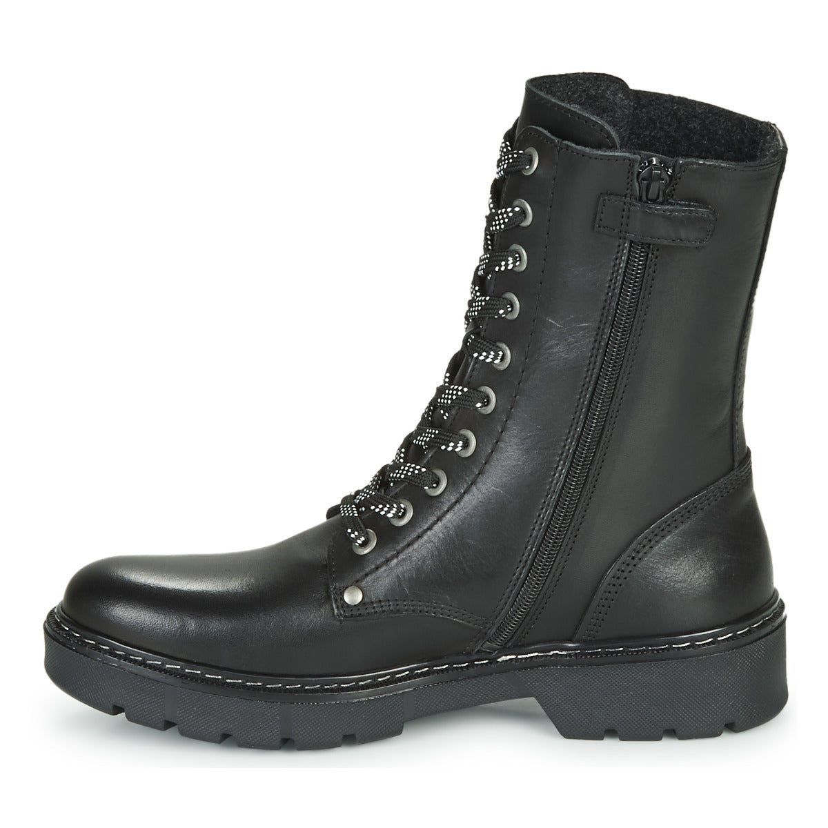 Stivaletti bambini ragazza Bullboxer AON523E6L-BKGY Nero