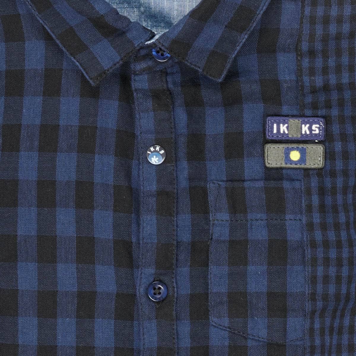 Camicia a maniche lunghe ragazzo Ikks XR12123 Blu
