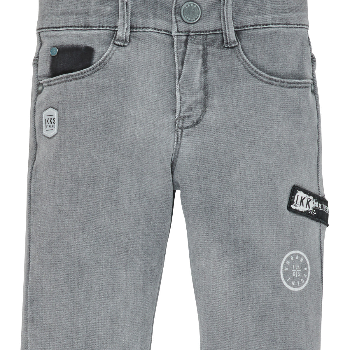 Jeans Slim ragazzo Ikks XR29123 Grigio