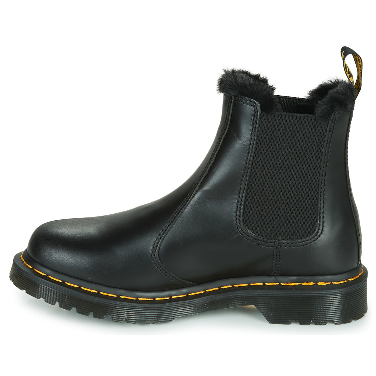Stivaletti Donna Dr. Martens 2976 LEONORE DARK GREY ATLAS Nero