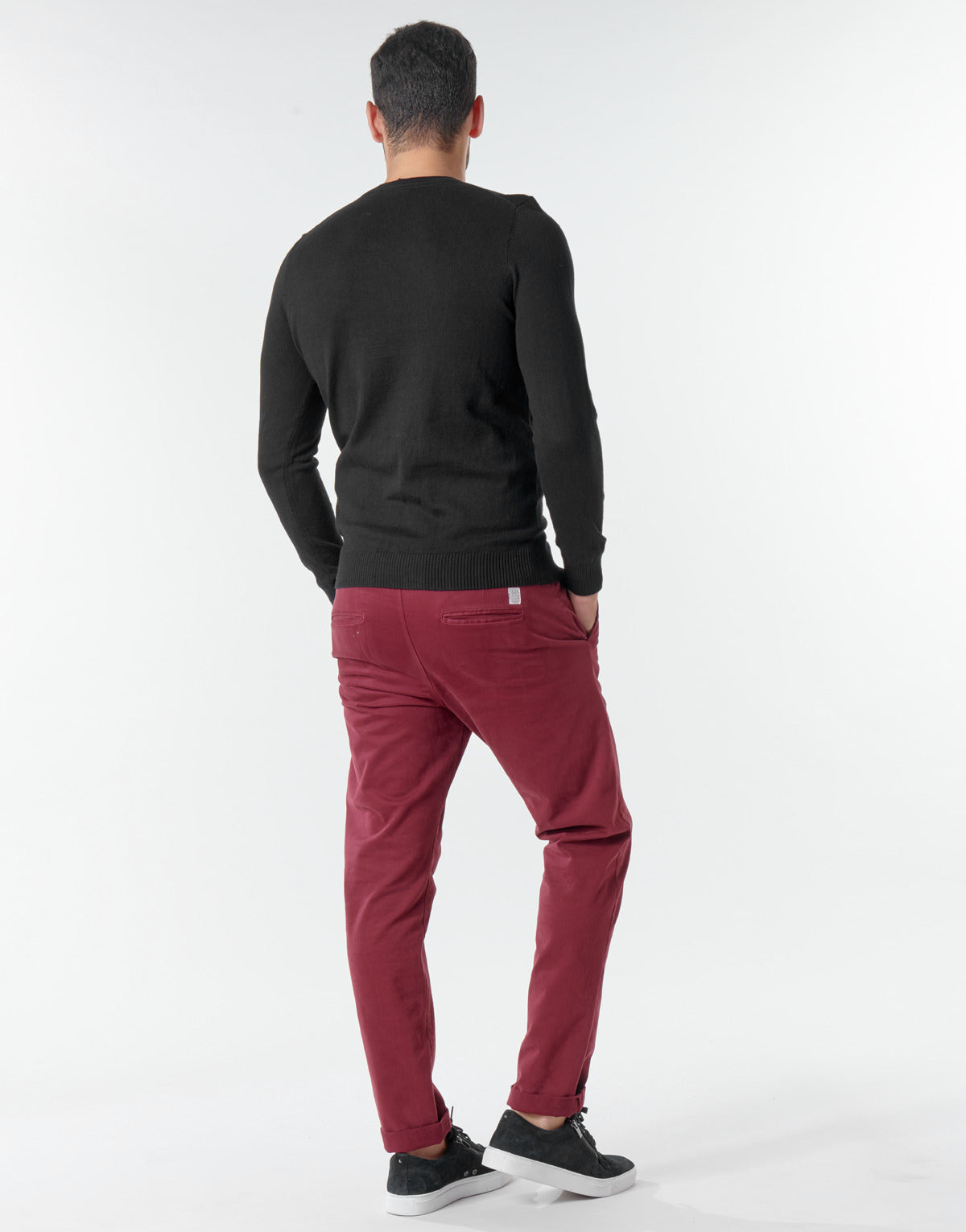 Maglione Uomo Lyle & Scott KN400VC Nero