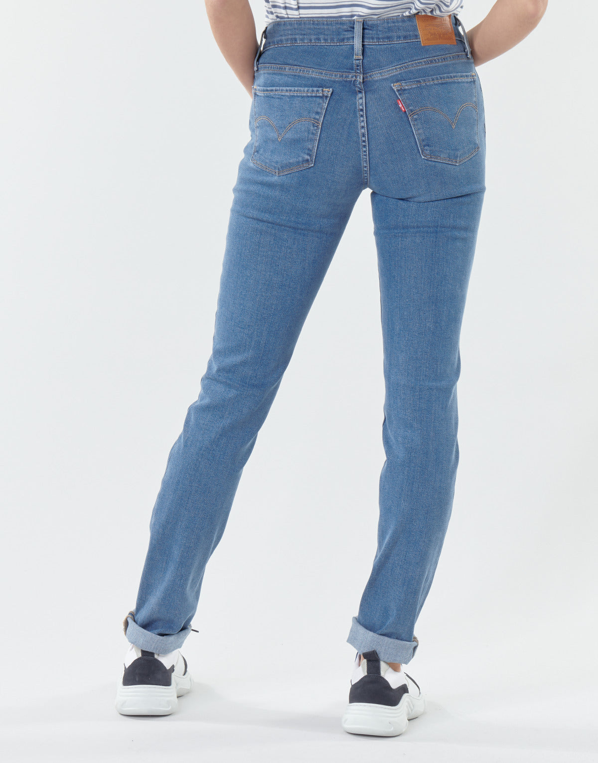 Jeans Slim Donna Levis 712 SLIM Blu