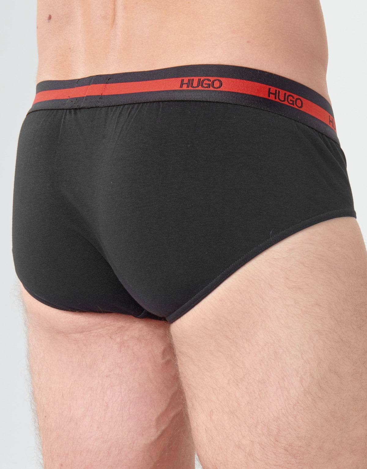 Slip Uomo HUGO BRIEF TWIN PACK Nero