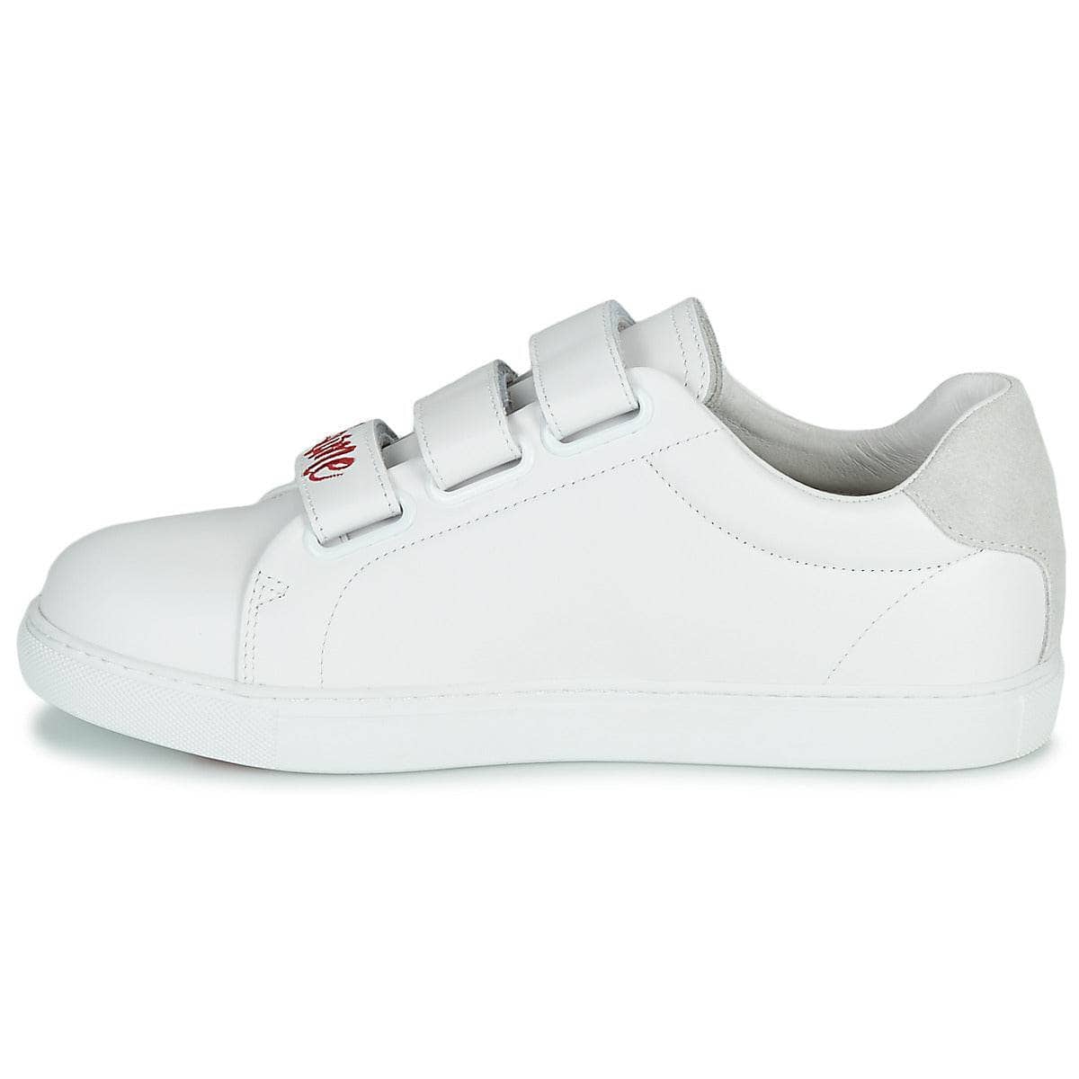 Sneakers basse Donna Bons baisers de Paname EDITH JE T’AIME Bianco