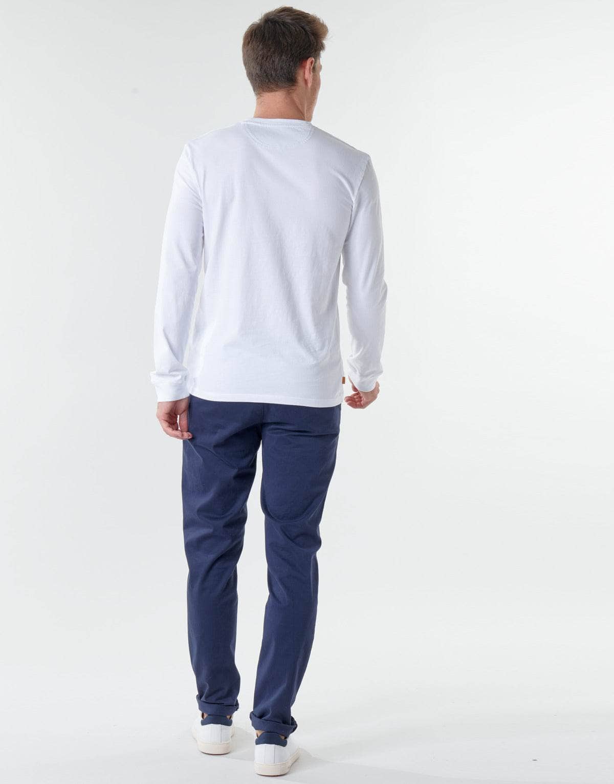 T-shirts a maniche lunghe Uomo Timberland LS Dunstan River Tee Bianco