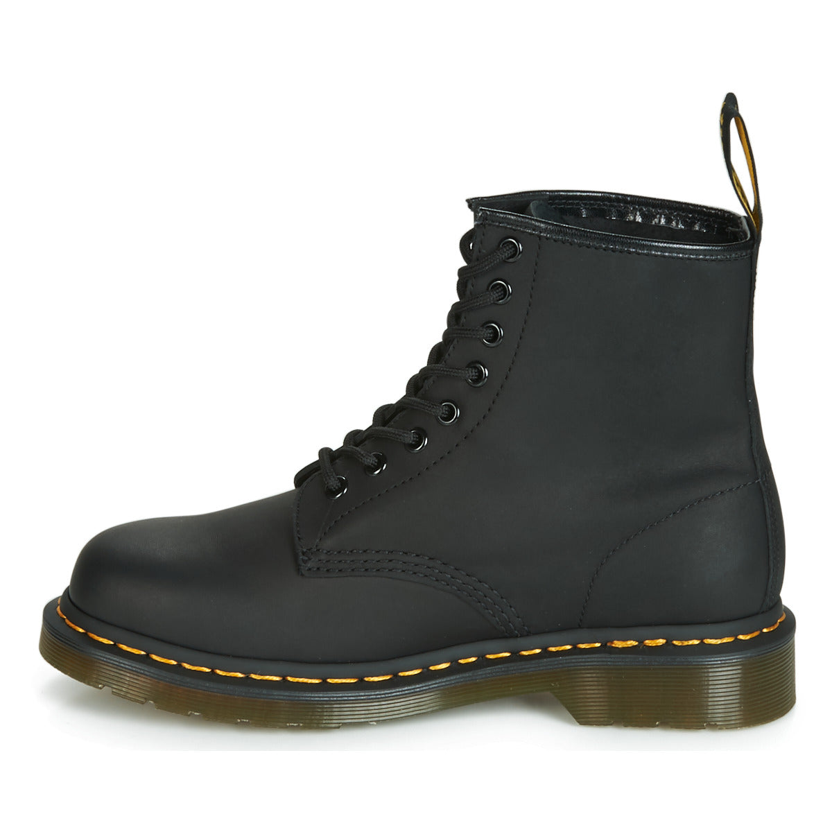 Stivaletti Uomo Dr. Martens 1460 BLACK GREASY Nero