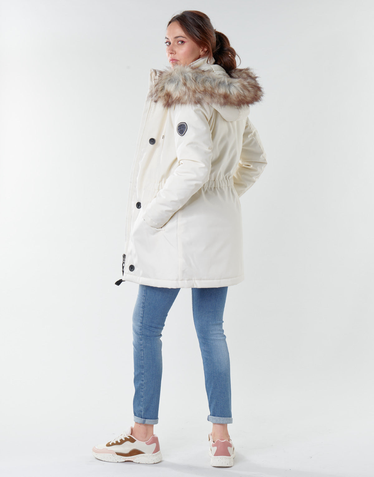 Parka Donna Only ONLIRIS Bianco