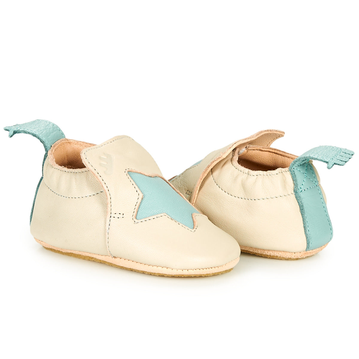 Pantofole bambini ragazza Easy Peasy BLUBLU ETOILE Beige