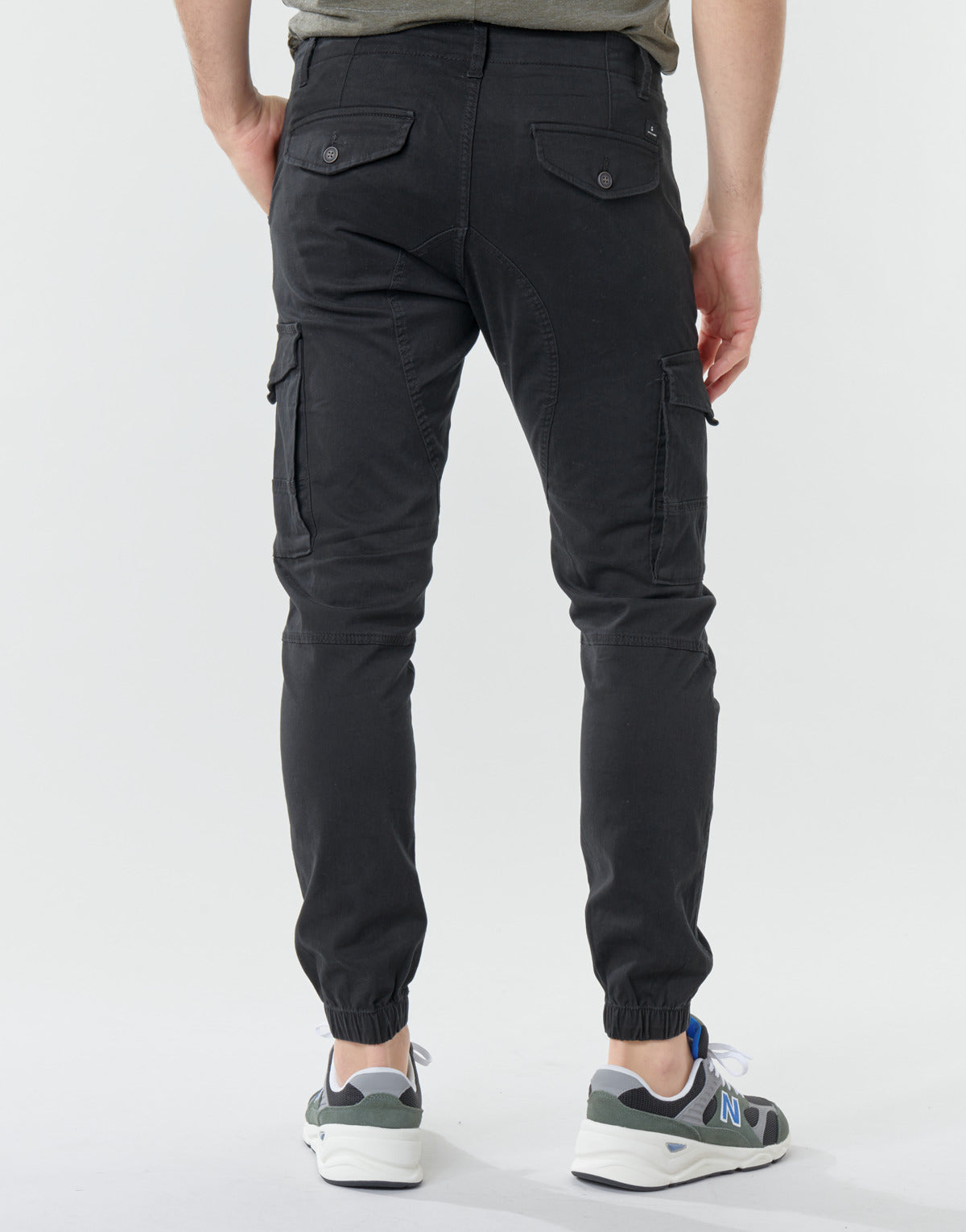 Pantalone Cargo Uomo Jack & Jones JJIPAUL Nero