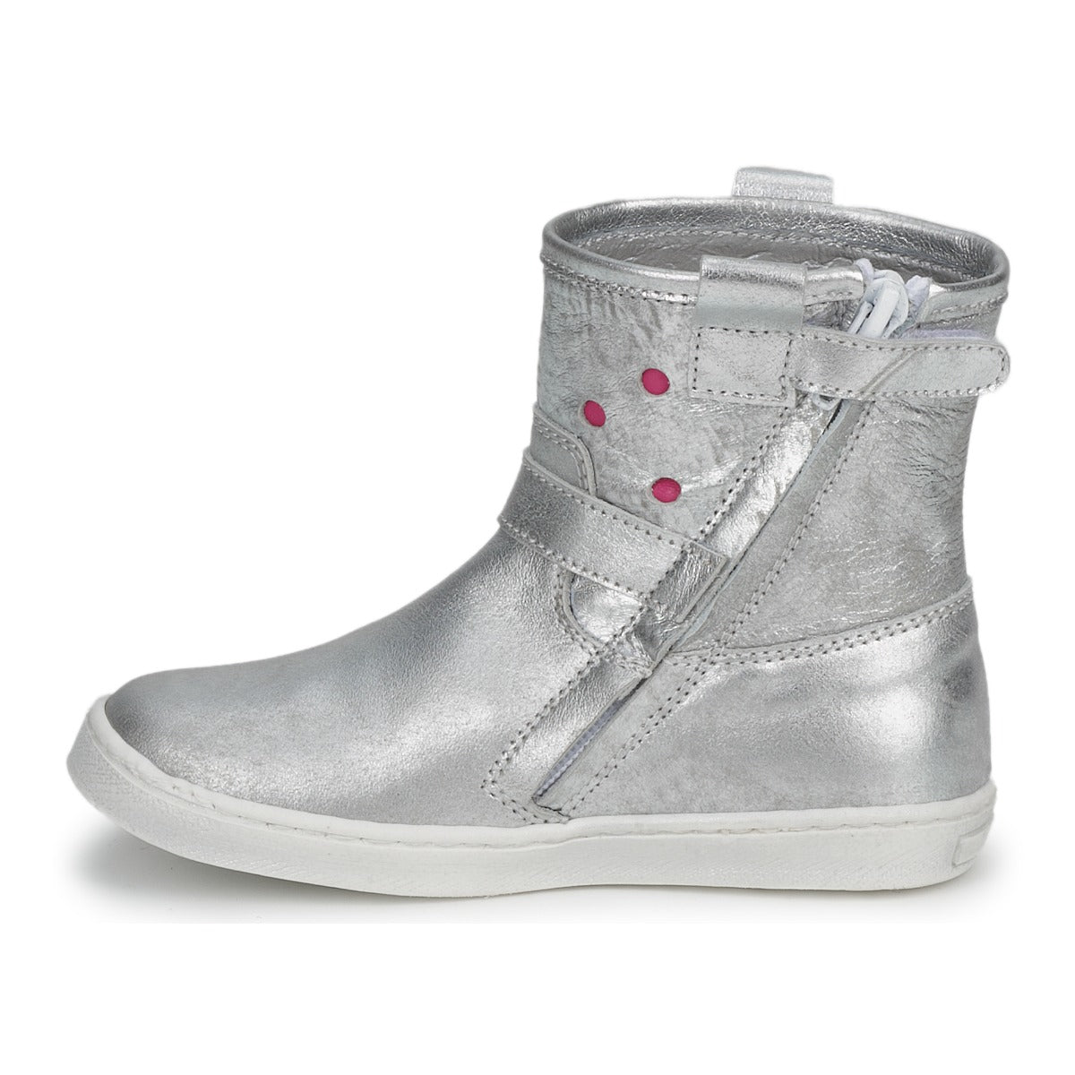 Stivaletti bambini ragazza Pinocchio - Argento