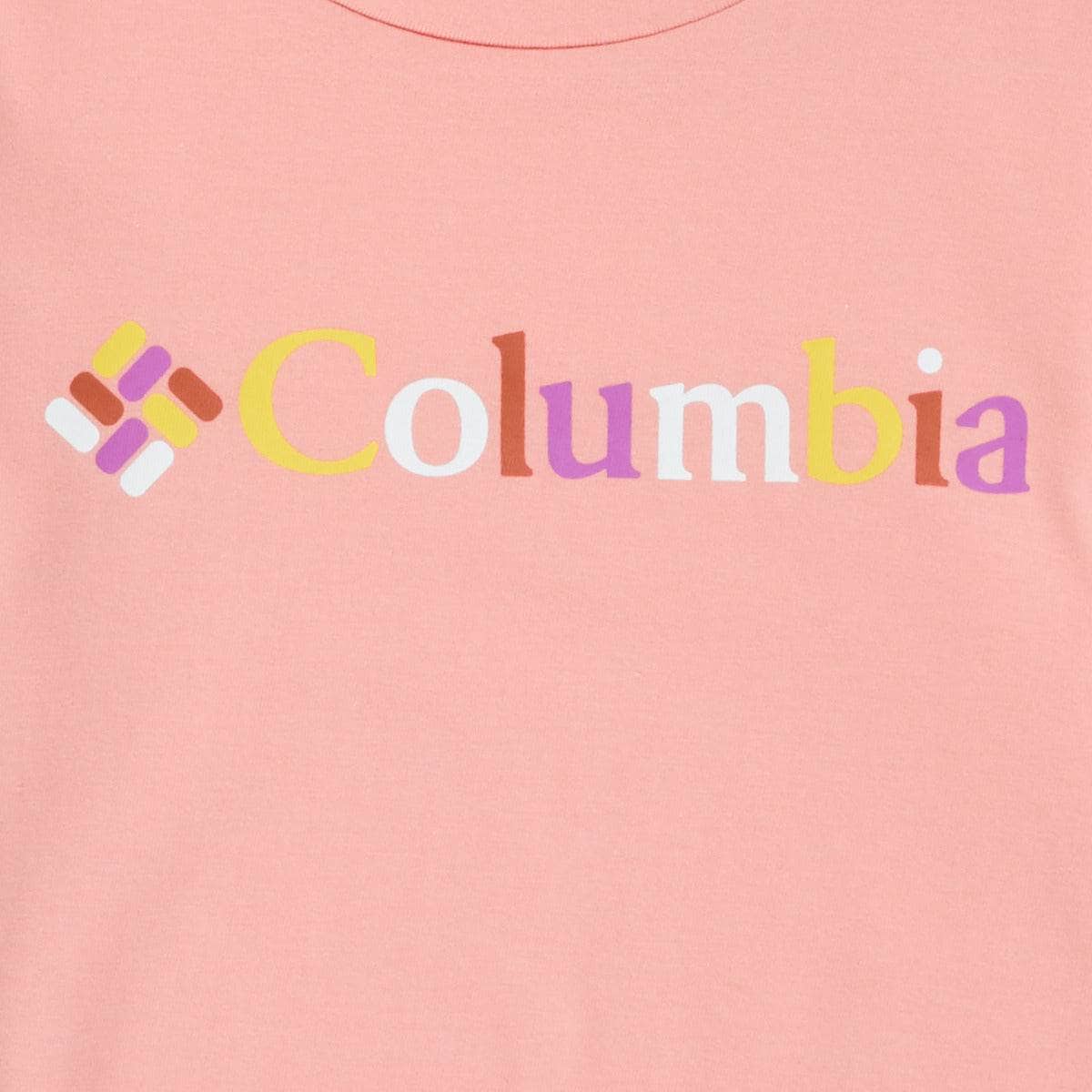 T-shirt ragazza Columbia SWEET PINES GRAPHIC Rosa