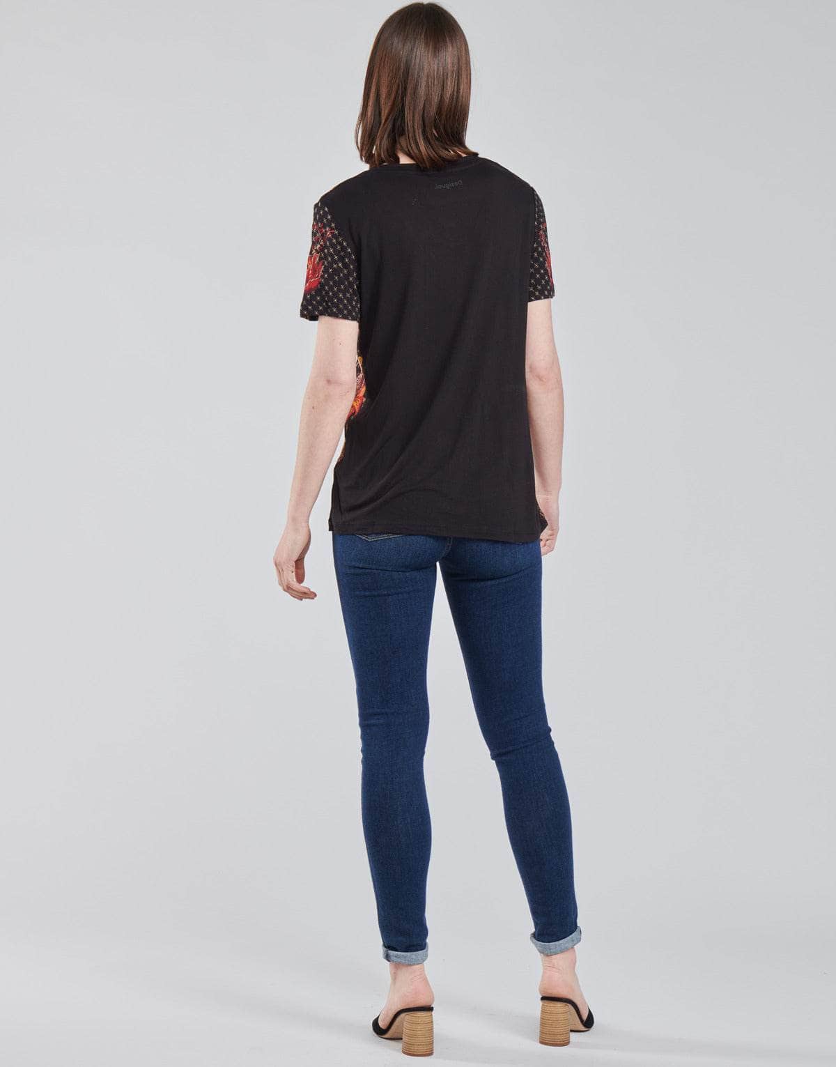 T-shirt Donna Desigual PRAGA Multicolore