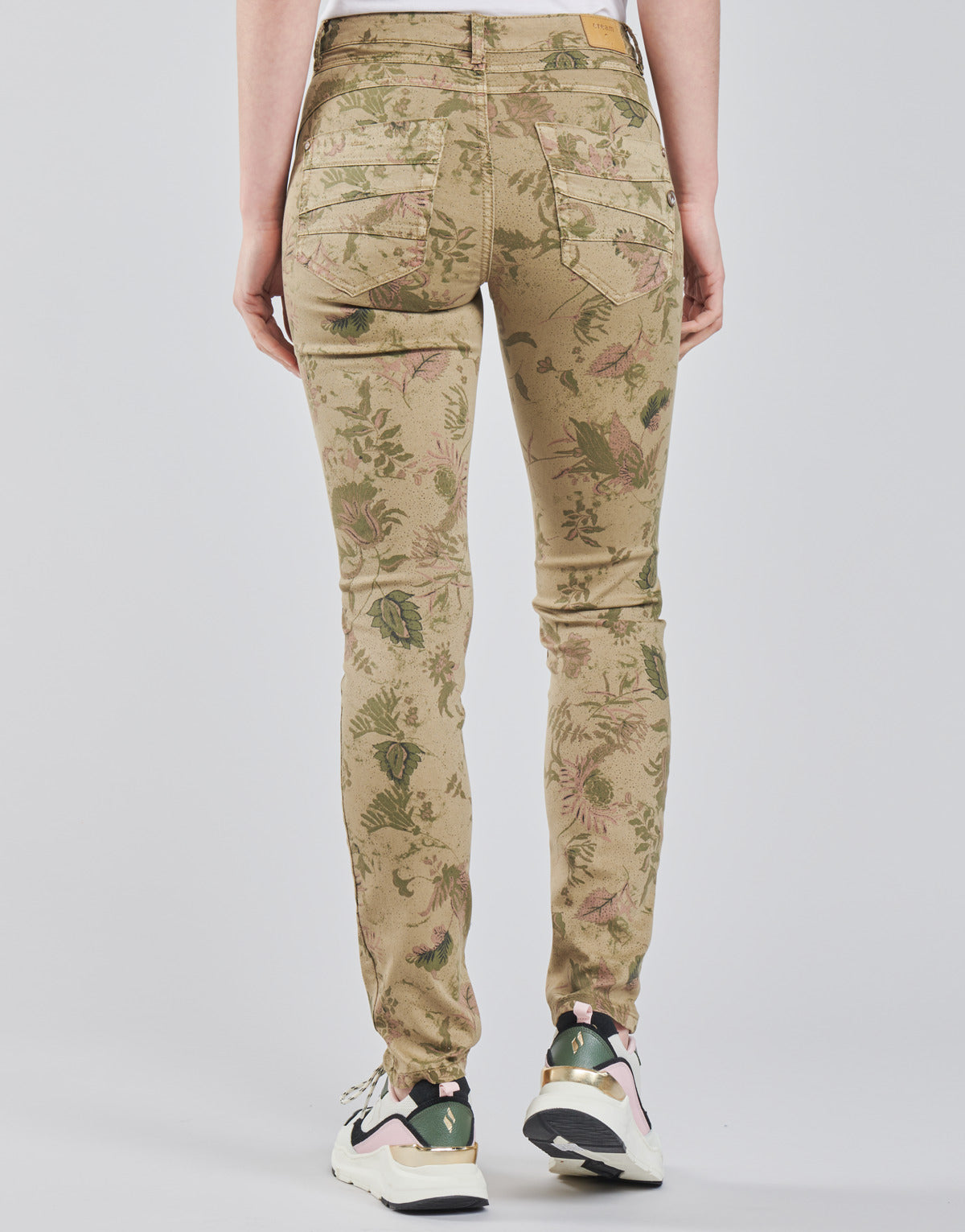 Pantalone Donna Cream LOTTE PRINTED Multicolore