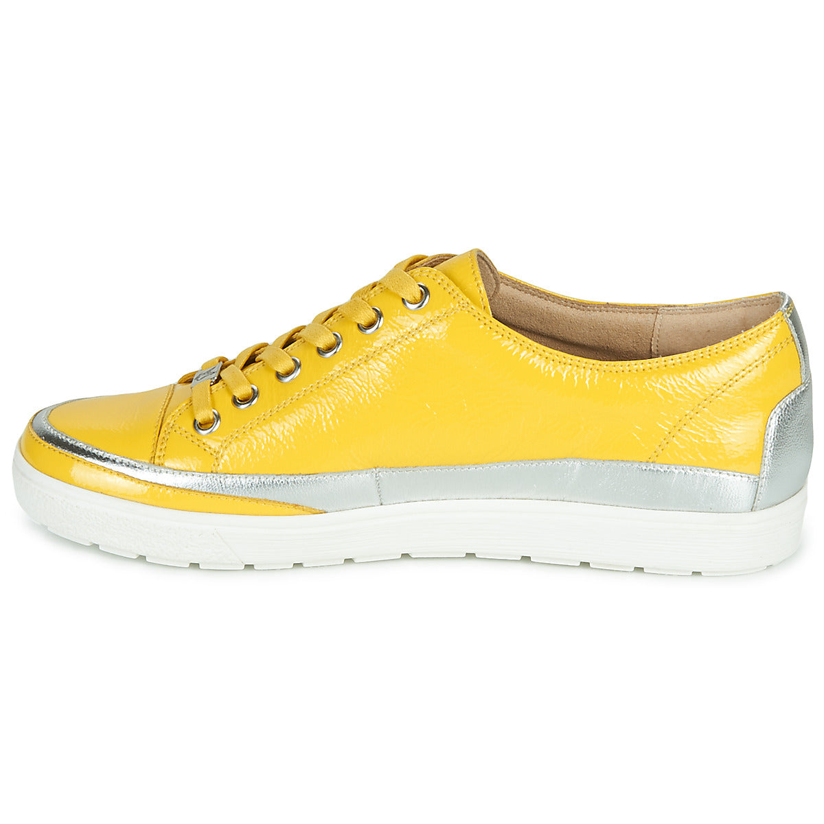 Sneakers basse Donna Caprice 23654-613 Giallo