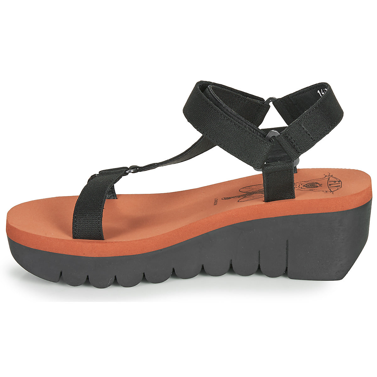 Sandali Donna Fly London YEFA Nero