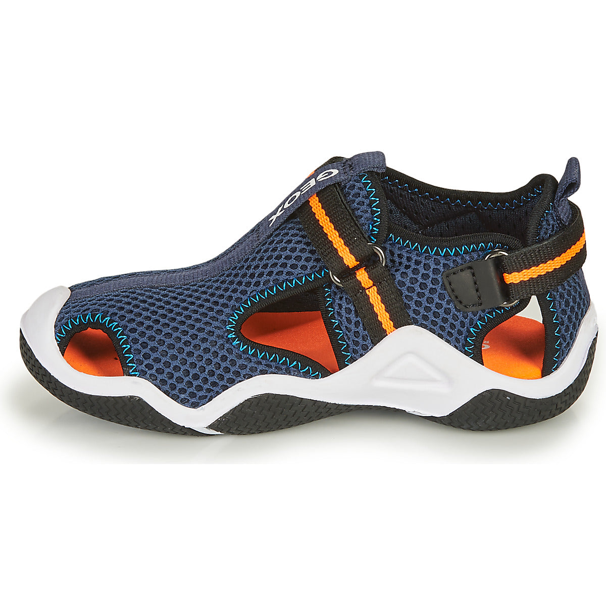 Sandali bambini ragazzo Geox JR WADER Blu
