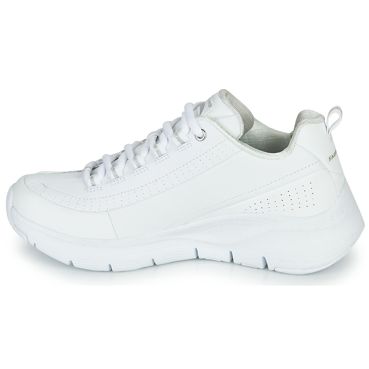 Sneakers basse Donna Skechers ARCH FIT Bianco